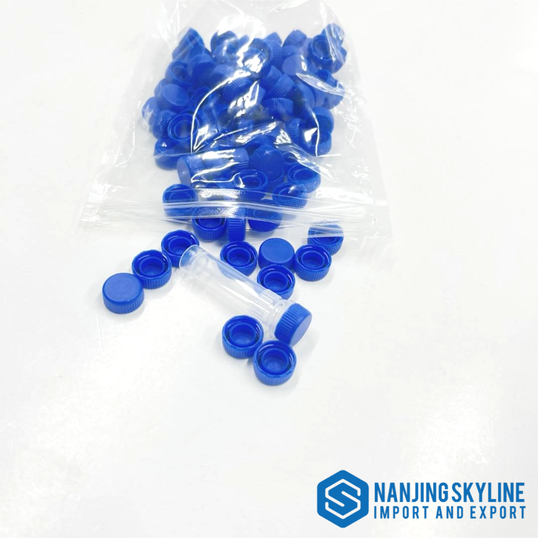 Azul 1ml/1.5ml/1.6ml/1.8ml/2ml/4ml/5ml Congelación Cyrovials Viales Tubos criogénicos con rosca Extermal