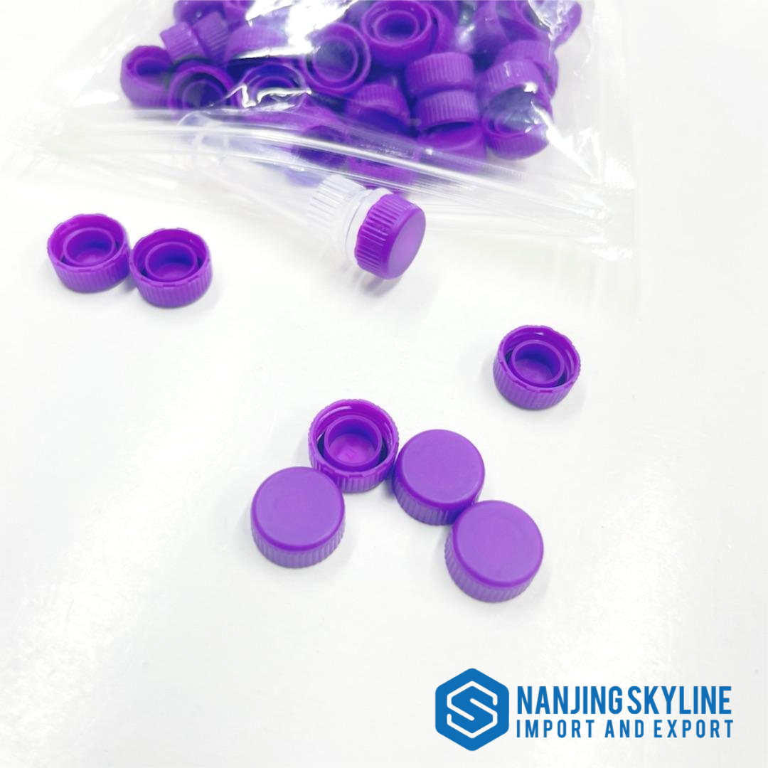 Púrpura 1ml/1.5ml/1.6ml/1.8ml/2ml/4ml/5ml Congelación Cyrovials Viales Tubos criogénicos con rosca Extermal