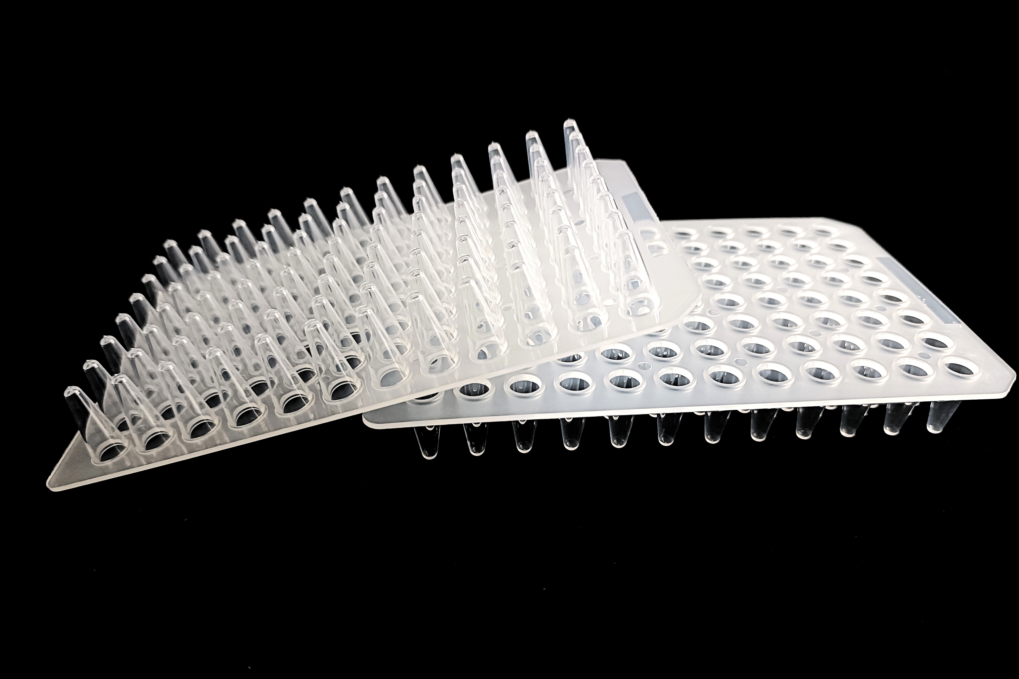 Placa PCR transparente de 96 pocillos sin marca 802014