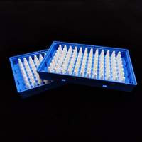 Placa PCR Blue de 96 pocillos con marca negra 802046