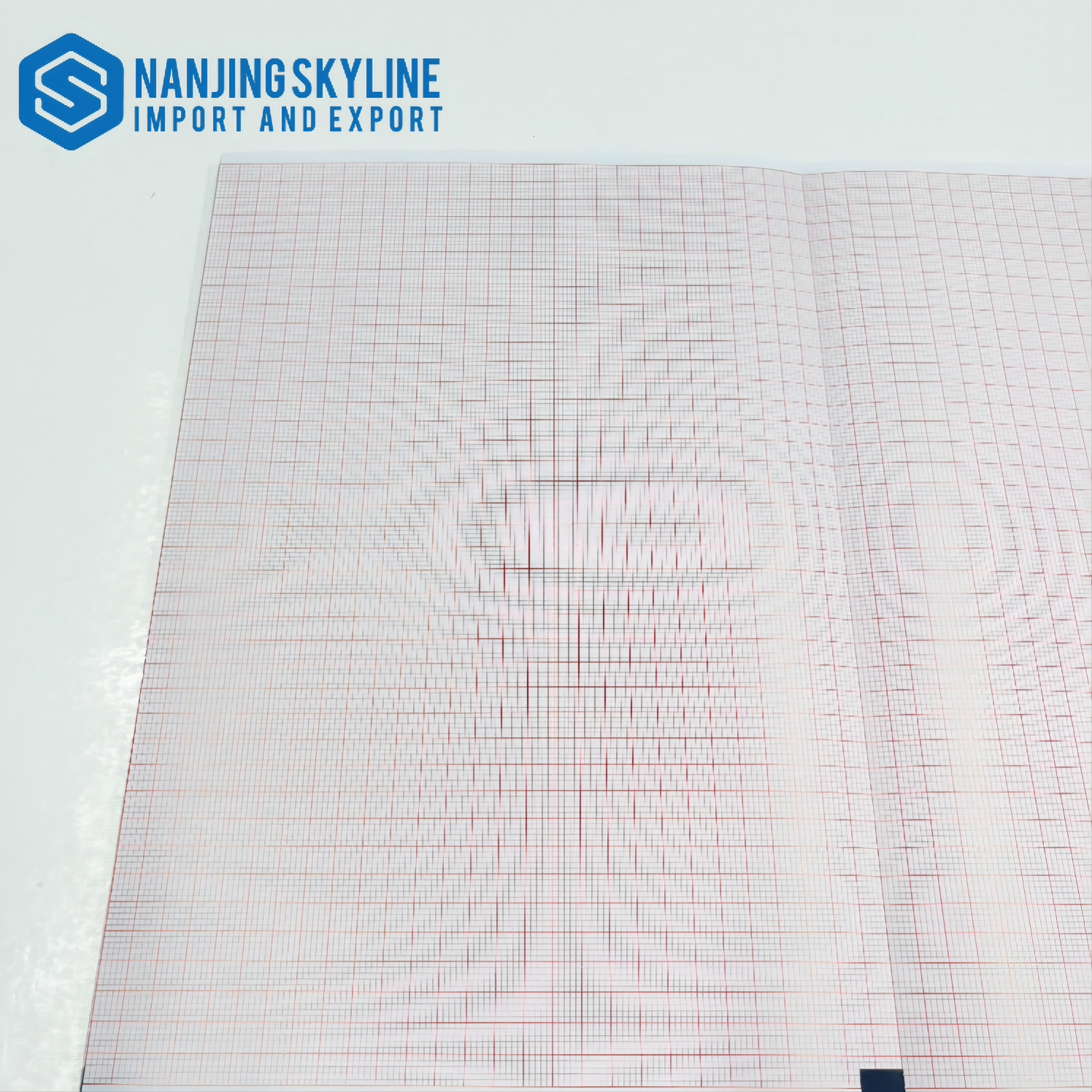 Hospital medical Doce canales ECG Paper 210*140mm, para SCHILLER AT-10 KODEN 9110/9130K/P/1350P EDAN SE-1201