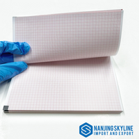 Hospital medical Doce canales ECG Paper 210*140mm, para SCHILLER AT-10 KODEN 9110/9130K/P/1350P EDAN SE-1201