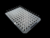 Placa PCR transparente de 96 pocillos sin marca 802014