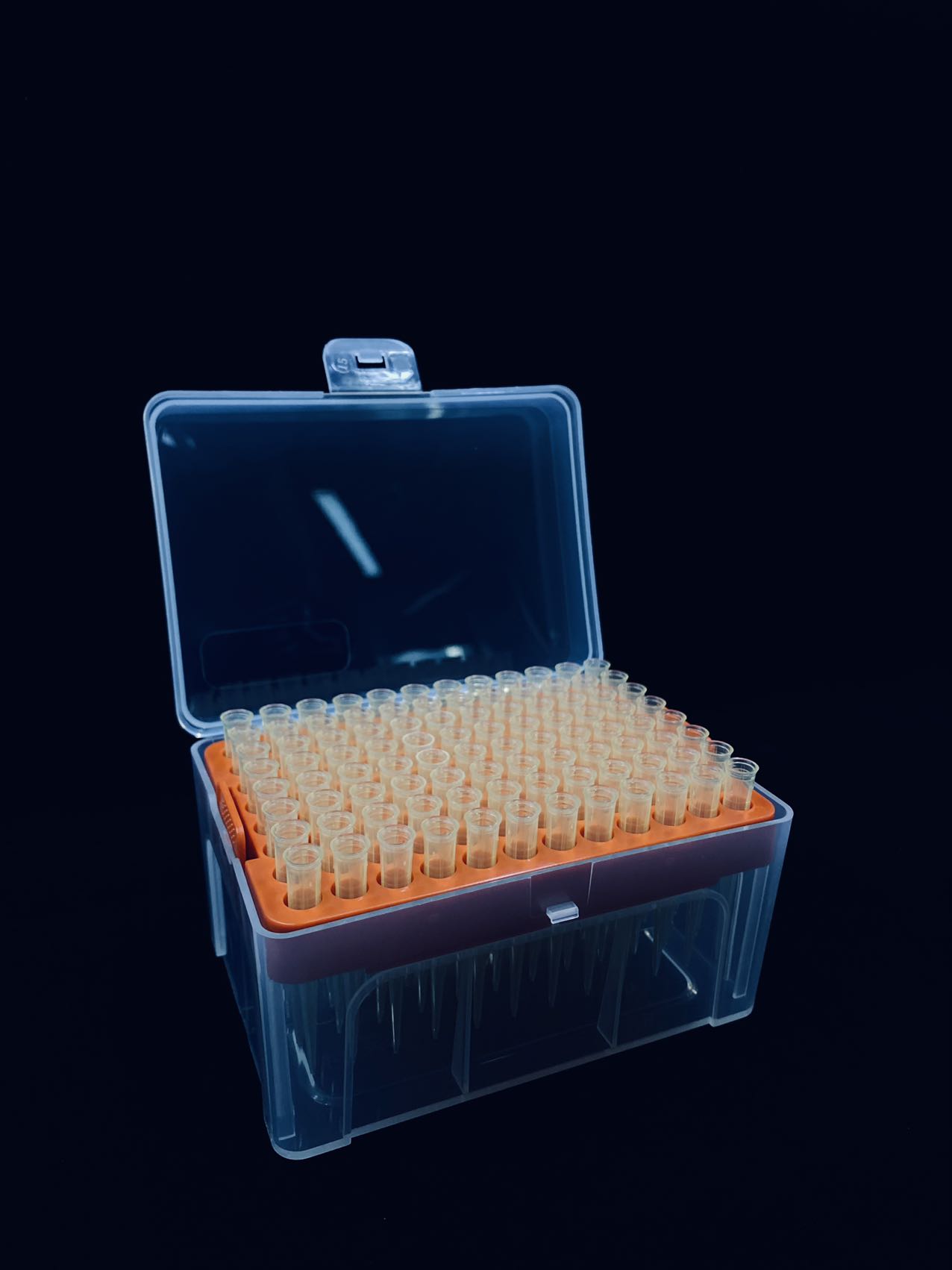 Puntas con filtro de aerosol de 100 μl 800808-naranja