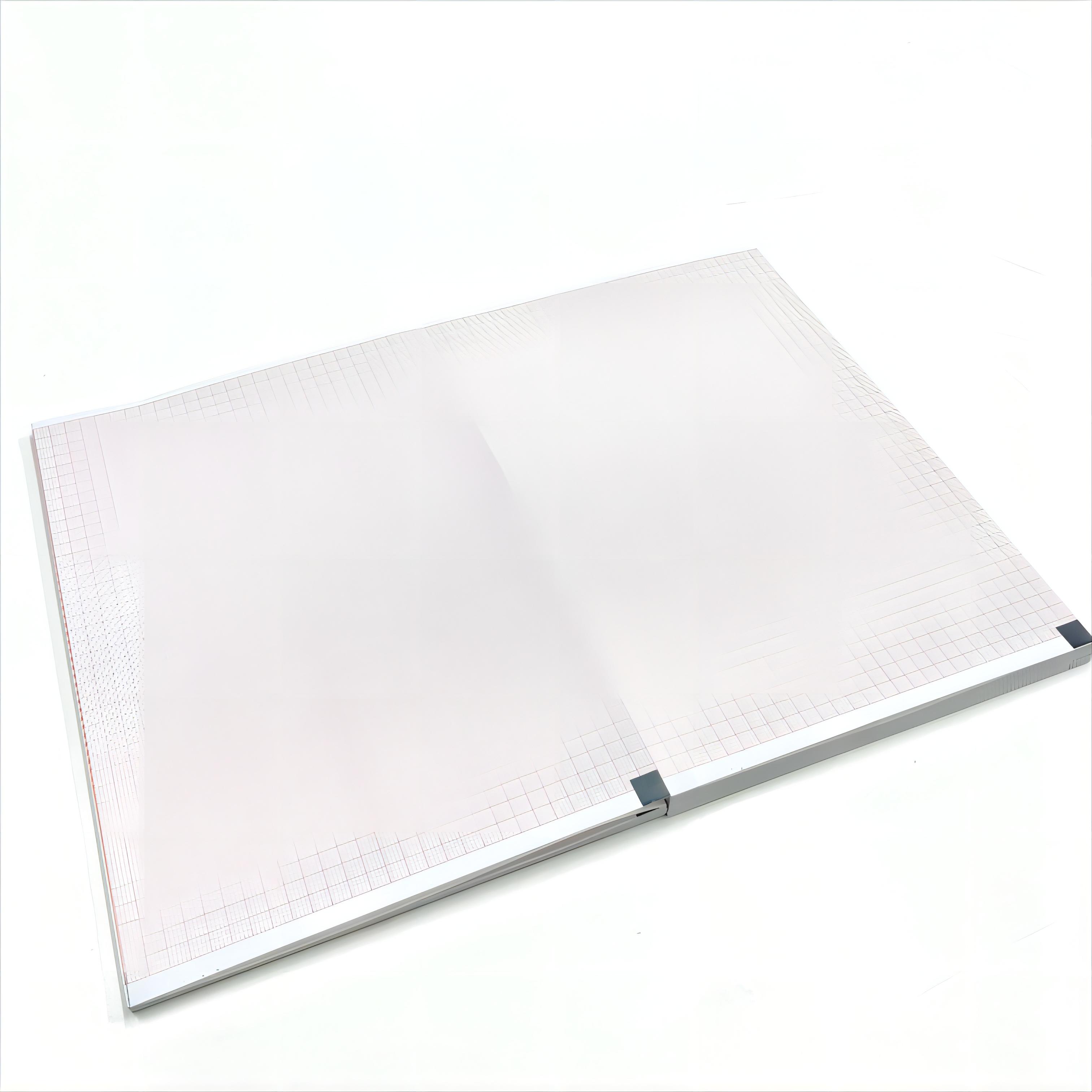 Hospital medical Doce canales ECG Paper 210*140mm, para SCHILLER AT-10 KODEN 9110/9130K/P/1350P EDAN SE-1201