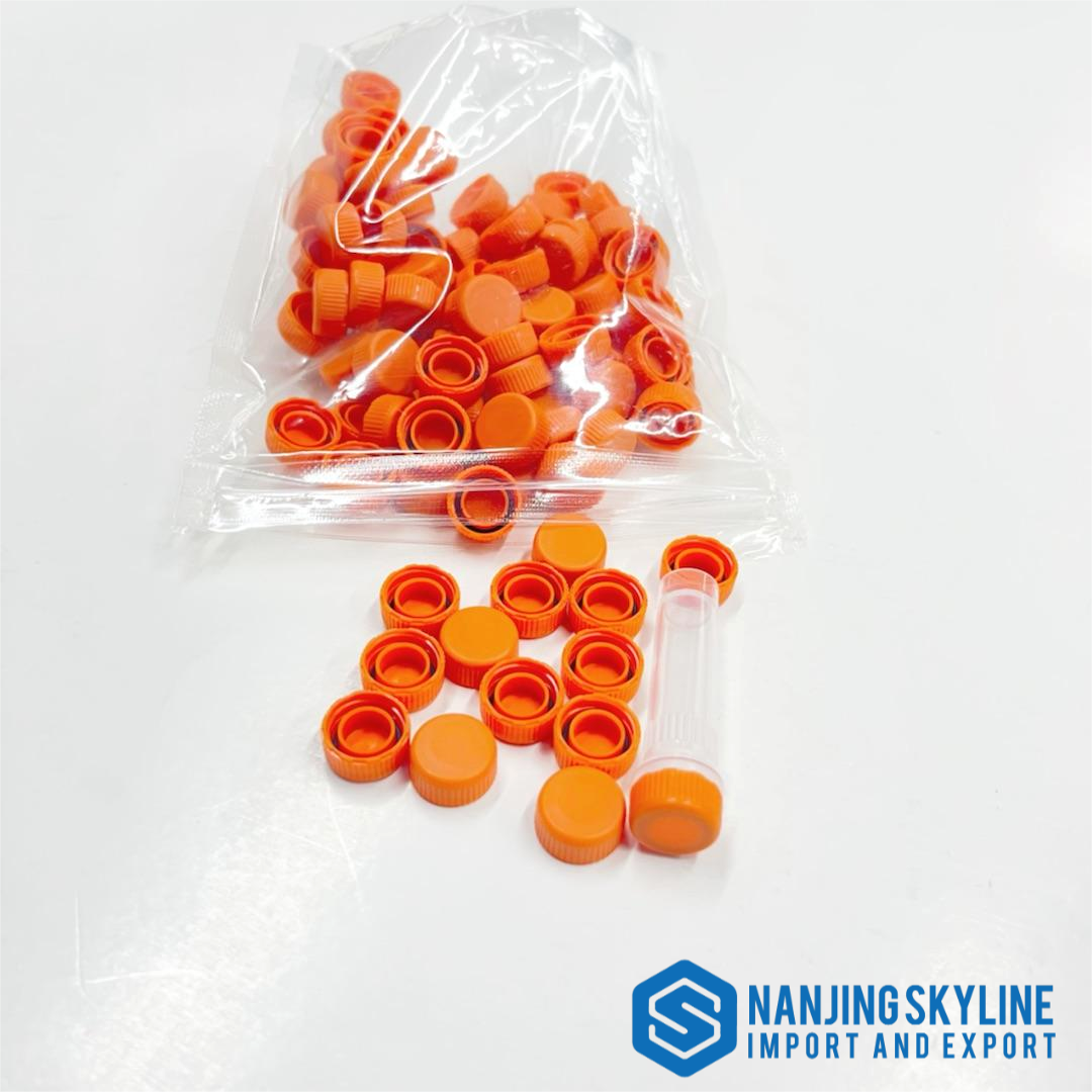 Orange 1ml/1.5ml/1.6ml/1.8ml/2ml/4ml/5ml Congelación Cyrovials Viales Tubos criogénicos con rosca Extermal
