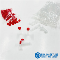 Red 1ml/1.5ml/1.6ml/1.8ml/2ml/4ml/5ml Congelación Cyrovials Vials Cryo Tubes con Extermal Thread