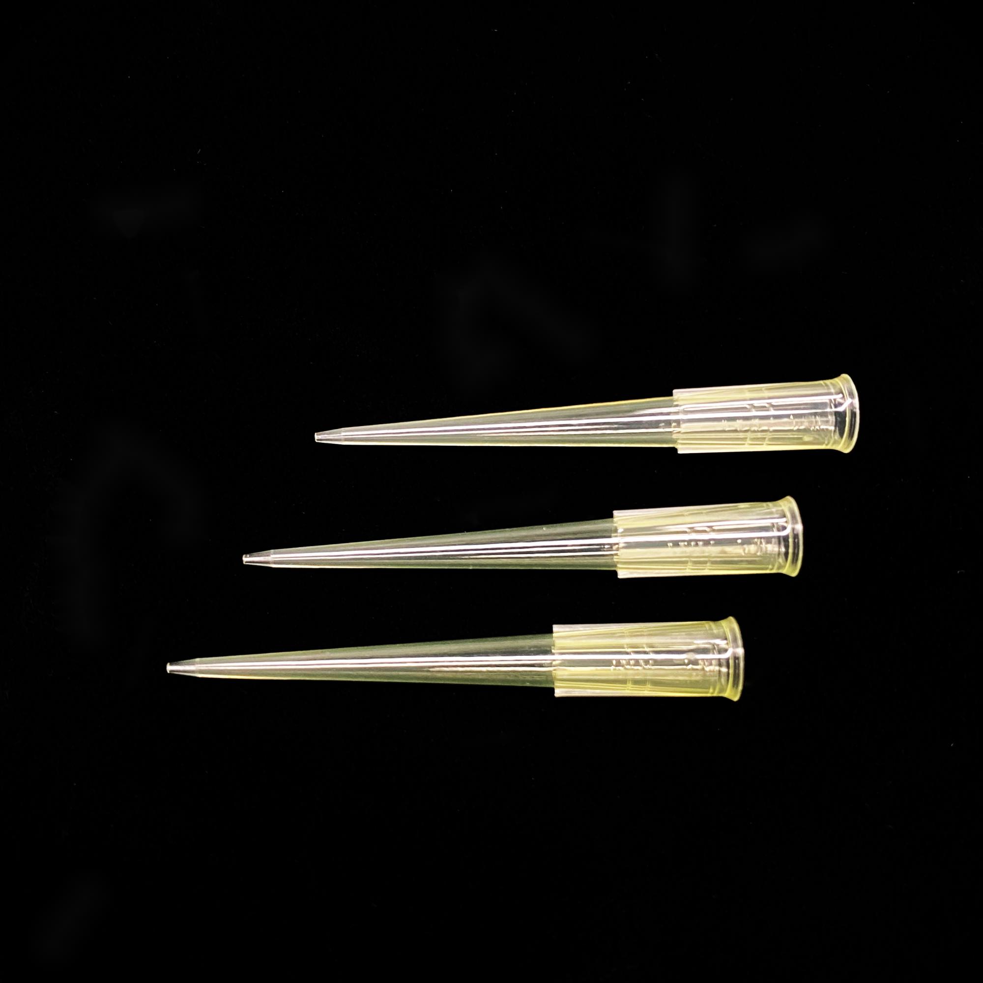 1250 μL/1000 μL/300 μL/200 μL/10 μL/10 μL Punta de pipeta de longitud extendida (a granel)