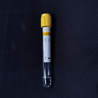 Tubo de vacío de sangre activador de coágulos de gel amarillo