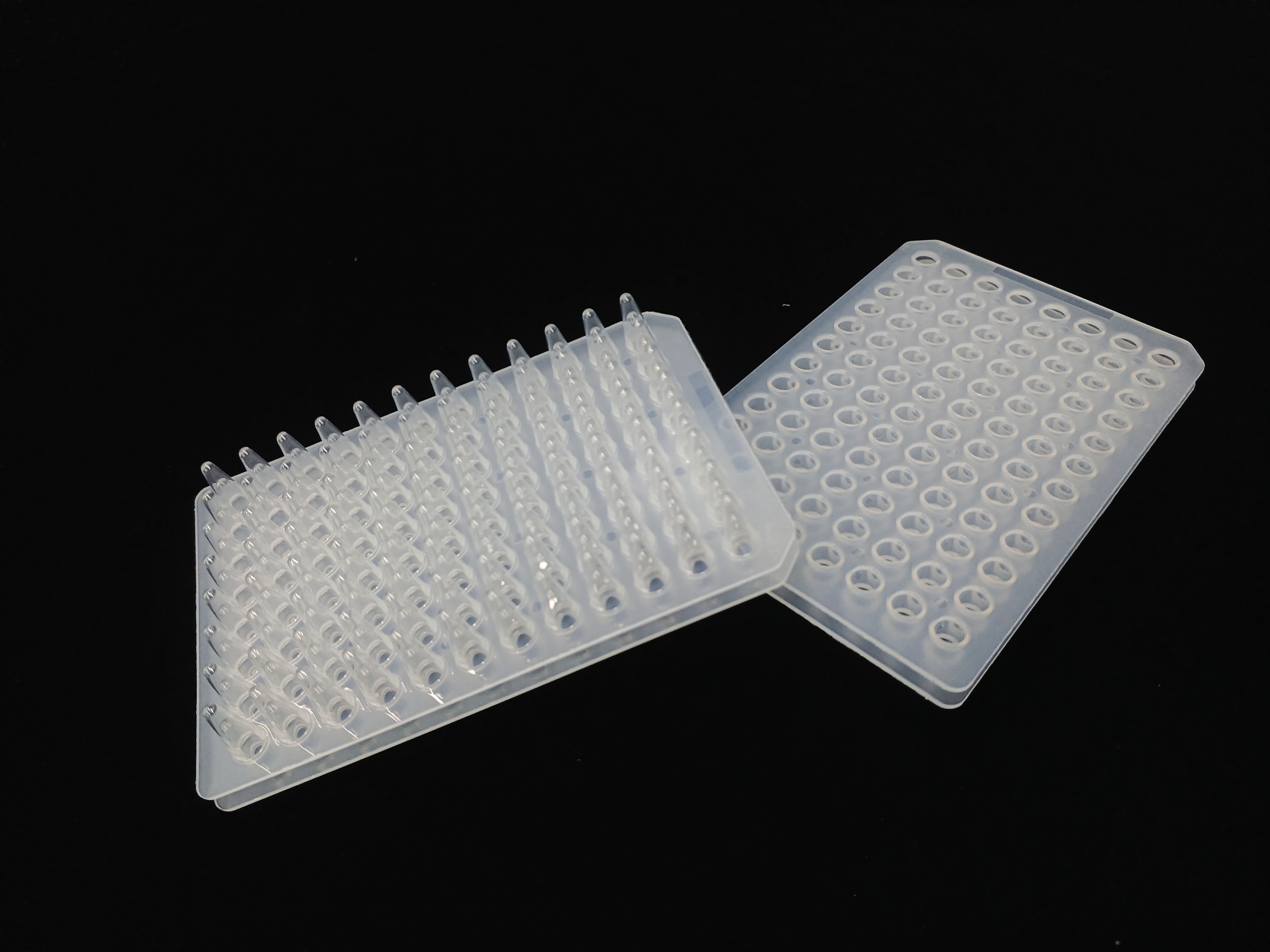 Placa PCR transparente de 96 pocillos sin marca 802014