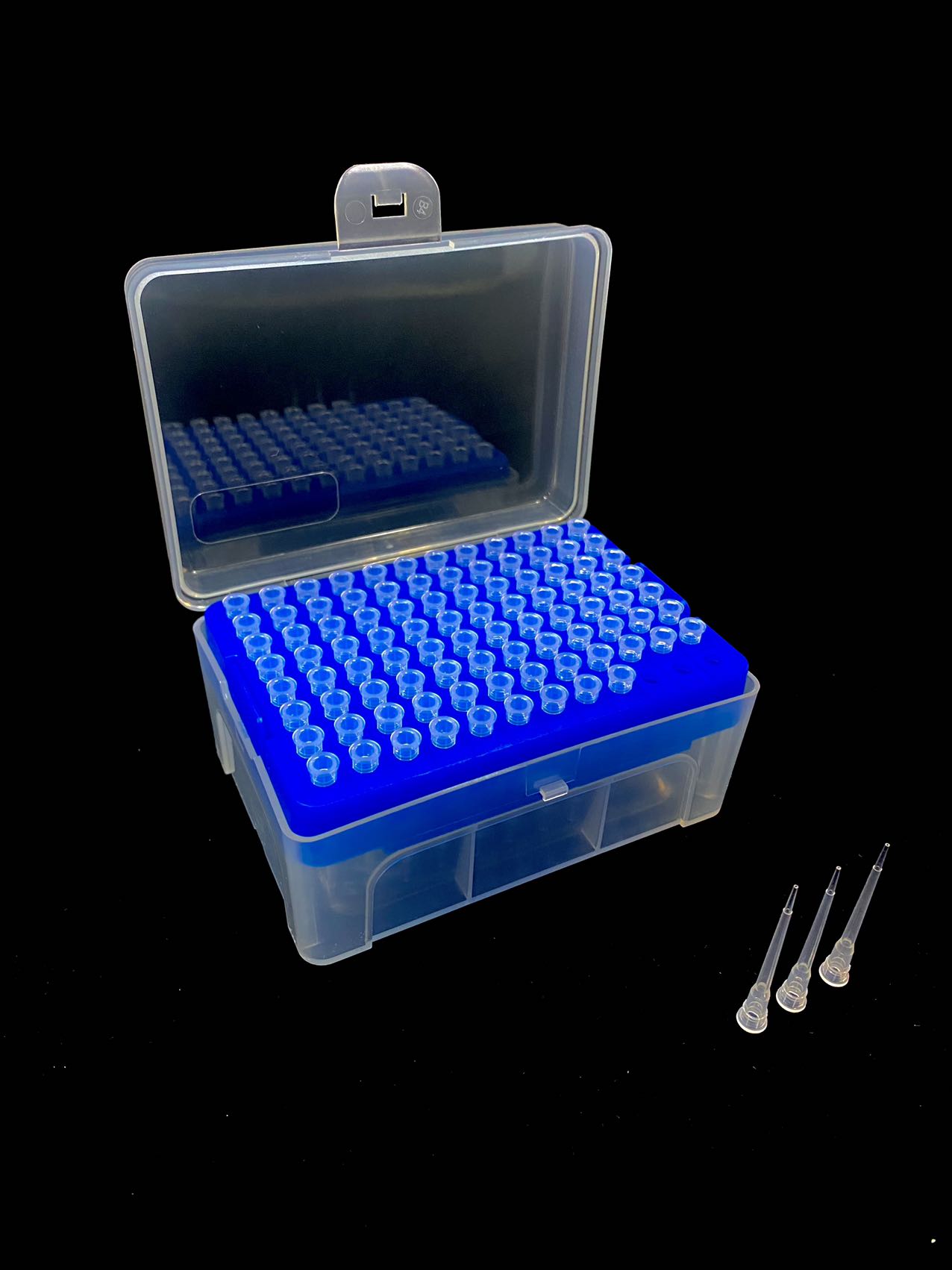 Puntas de pipeta de longitud extendida de 10 μL CLT10C06-Azul