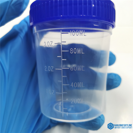 Taza de orina estéril desechable 30ml 40ml 60ml 100ml 120ml, taza de contenedor de muestra de orina