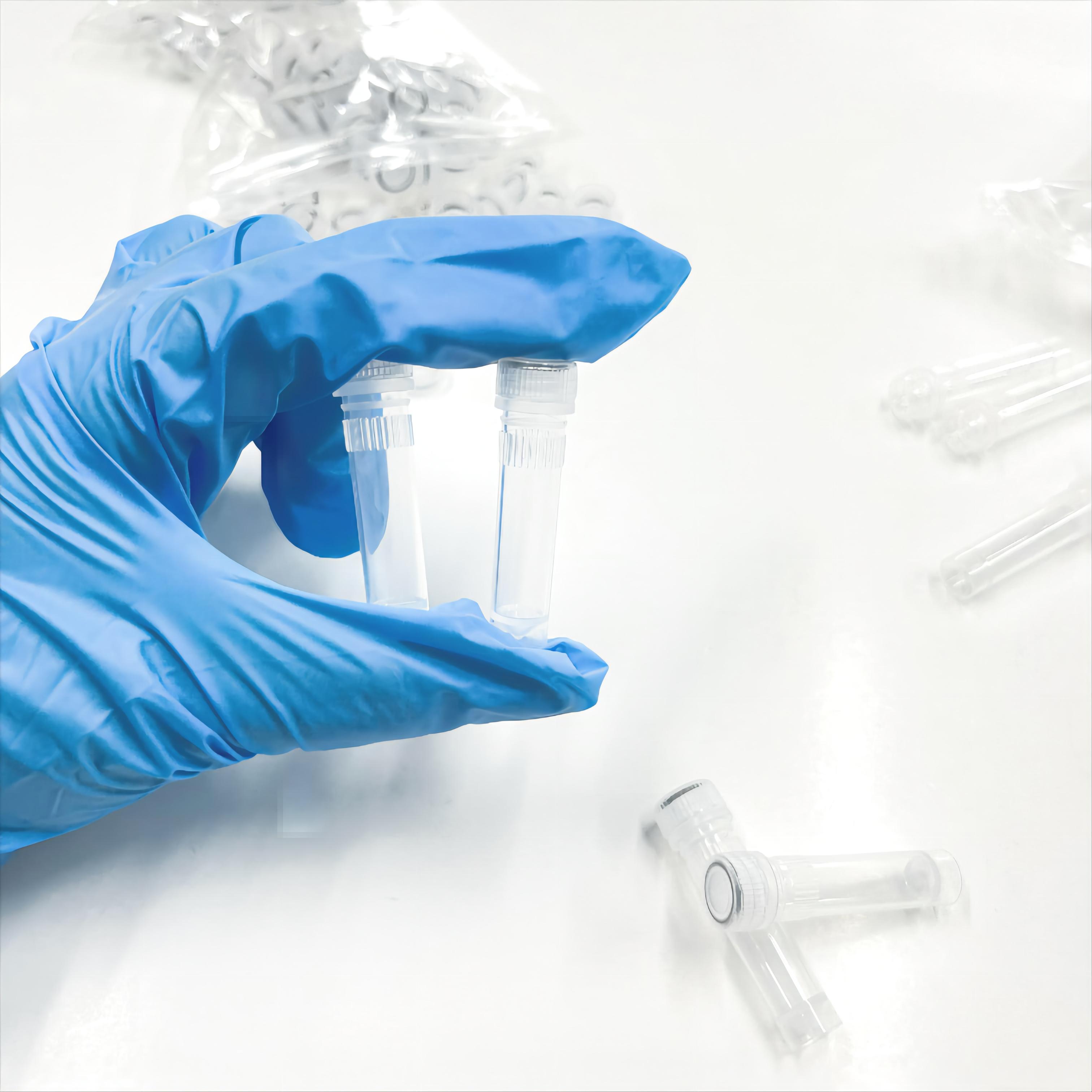 Transparente 1ml/1.5ml/1.6ml/1.8ml/2ml/4ml/5ml Congelación Cyrovials Viales Tubos criogénicos con rosca Extermal