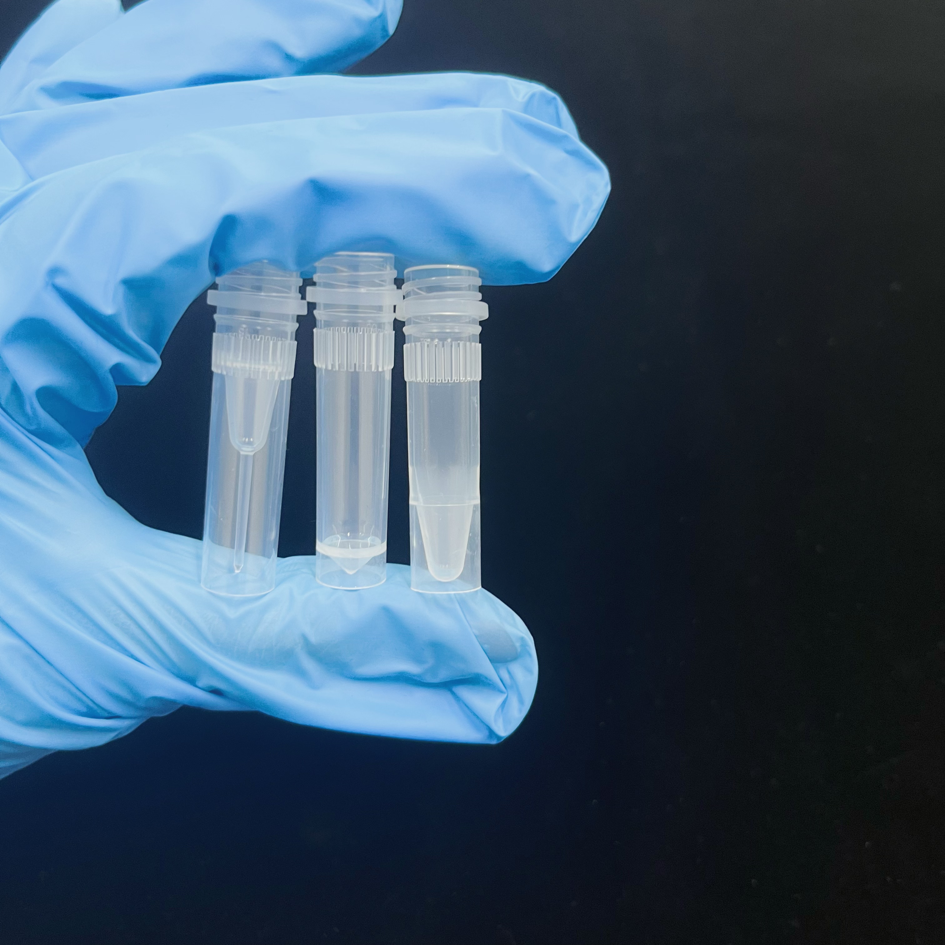 Púrpura 1ml/1.5ml/1.6ml/1.8ml/2ml/4ml/5ml Congelación Cyrovials Viales Tubos criogénicos con rosca Extermal