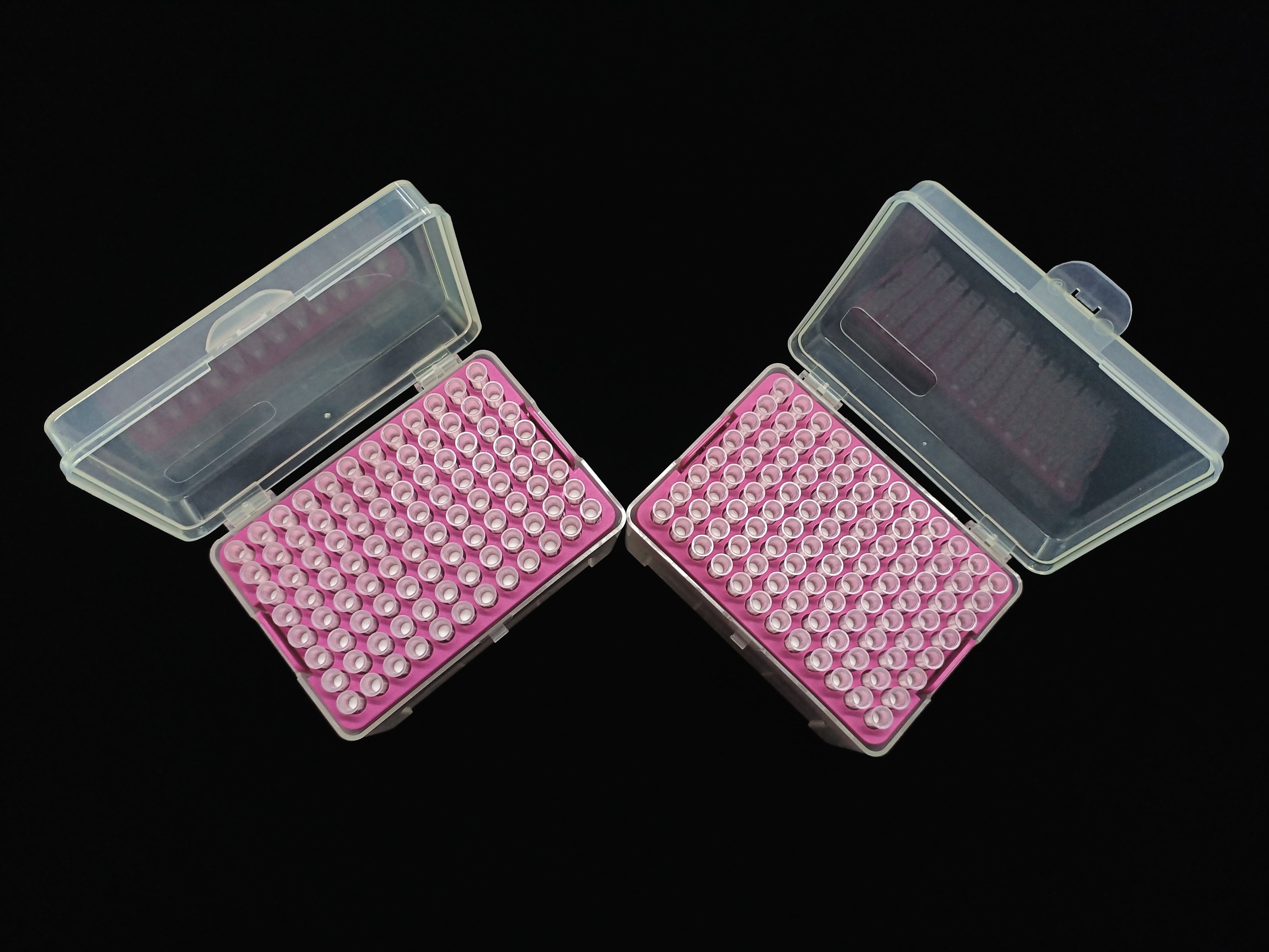 Puntas con filtro de aerosol de 200 μL 800608-Rosa