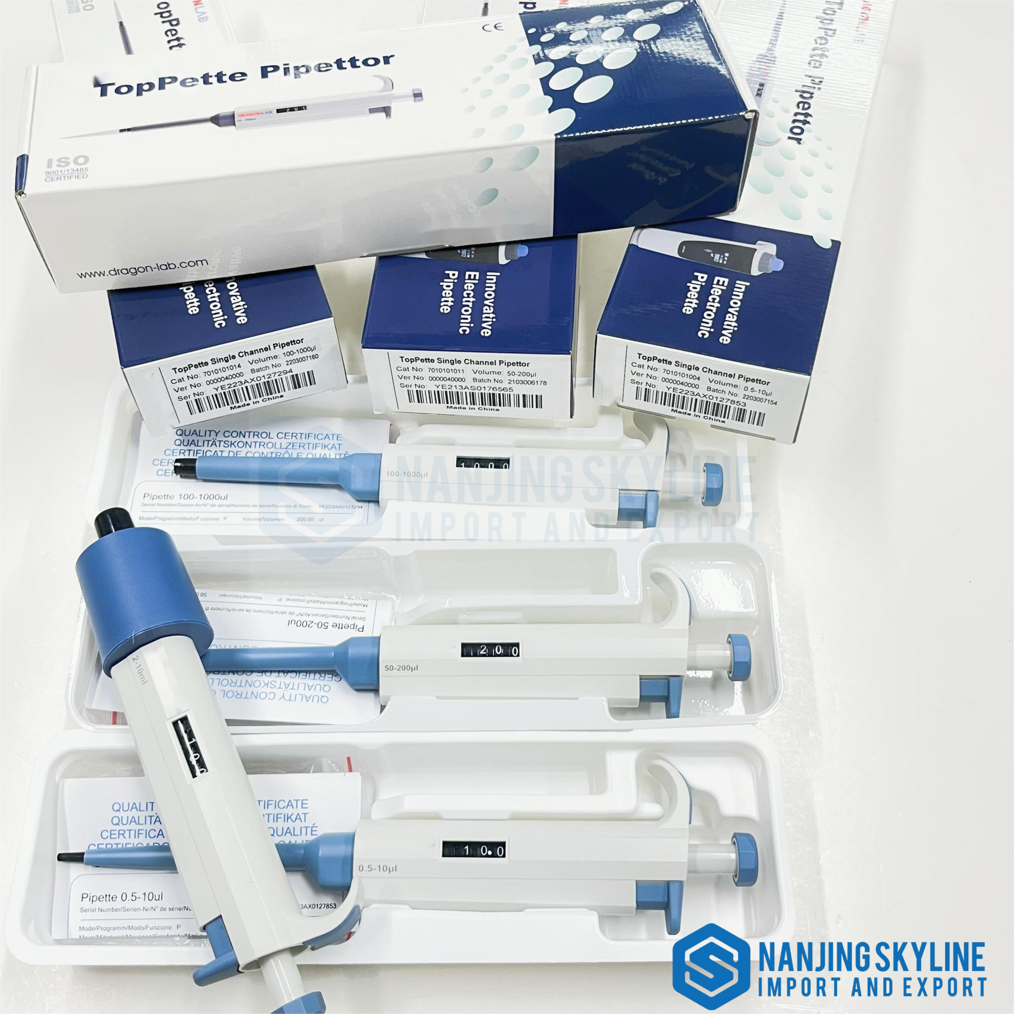 Manual de laboratorio Pipeta TopPette de volumen ajustable mecánicamente de un solo canal