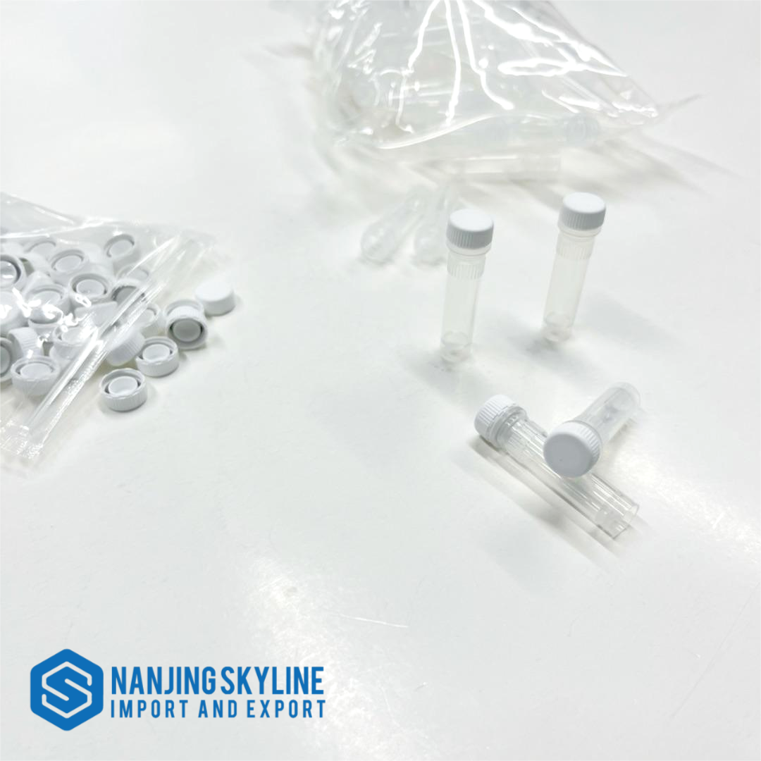 Blanco 1ml/1.5ml/1.6ml/1.8ml/2ml/4ml/5ml Congelación Cyrovials Viales Cryo Tubes con rosca Extermal