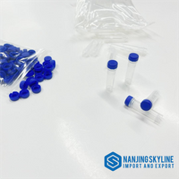 Azul 1ml/1.5ml/1.6ml/1.8ml/2ml/4ml/5ml Congelación Cyrovials Viales Tubos criogénicos con rosca Extermal