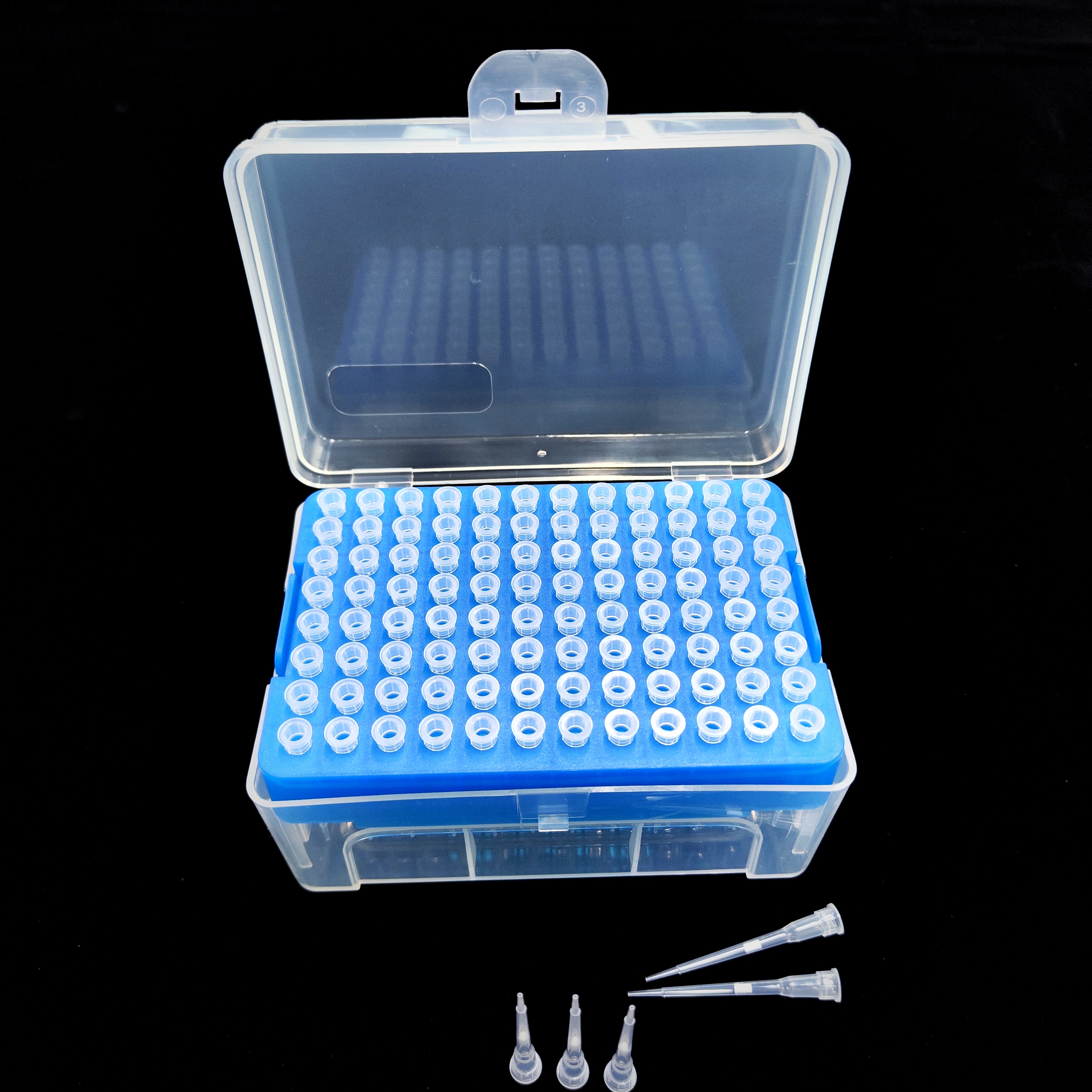 Puntas con filtro de longitud extendida de 10 μL CLT10C08-Azul
