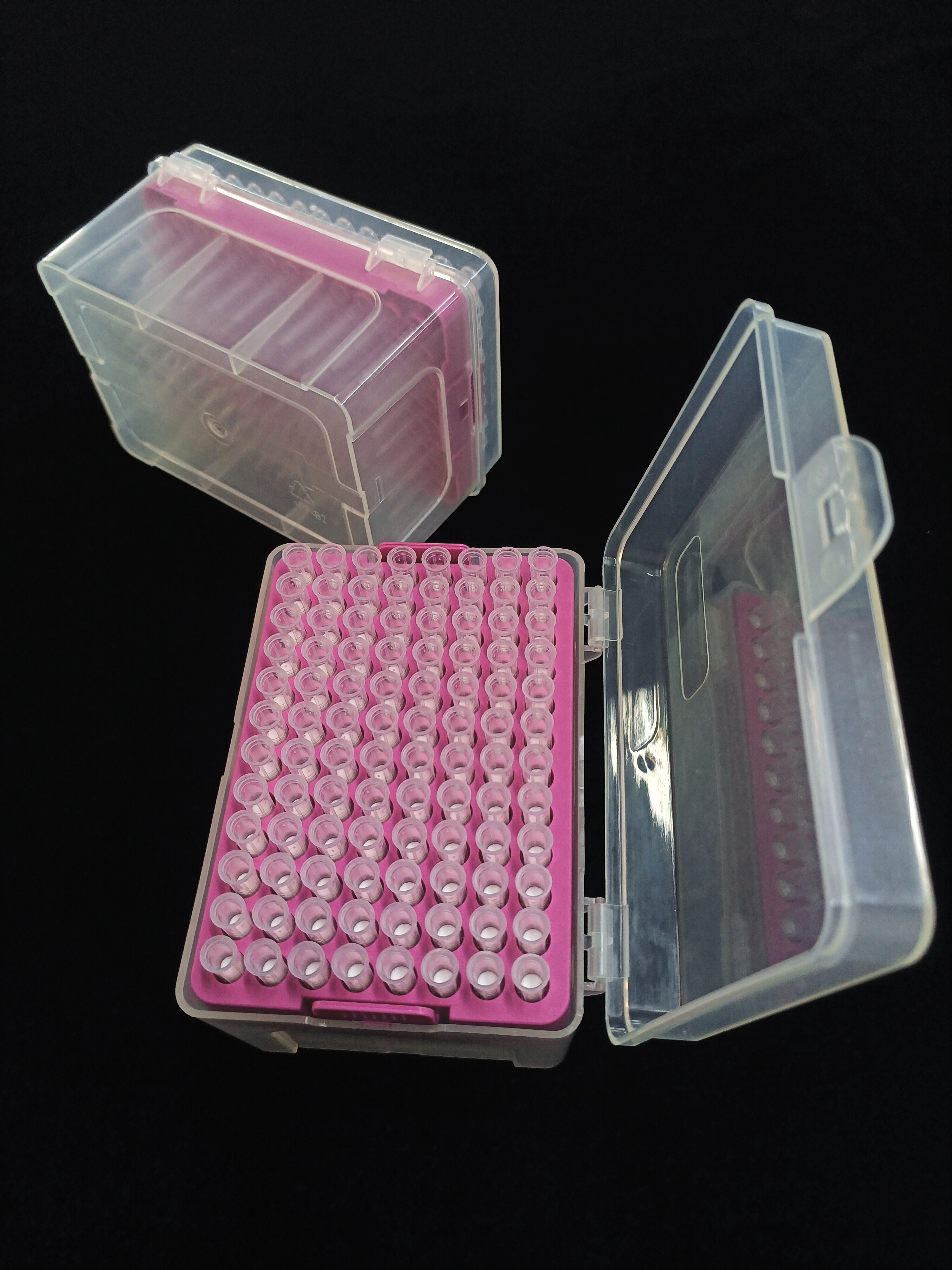 Puntas con filtro de aerosol de 200 μL 800608-Rosa