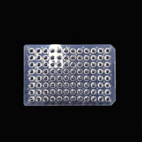Placa de 96 pocillos PCR de 0,1 ml con marca negra (a granel)