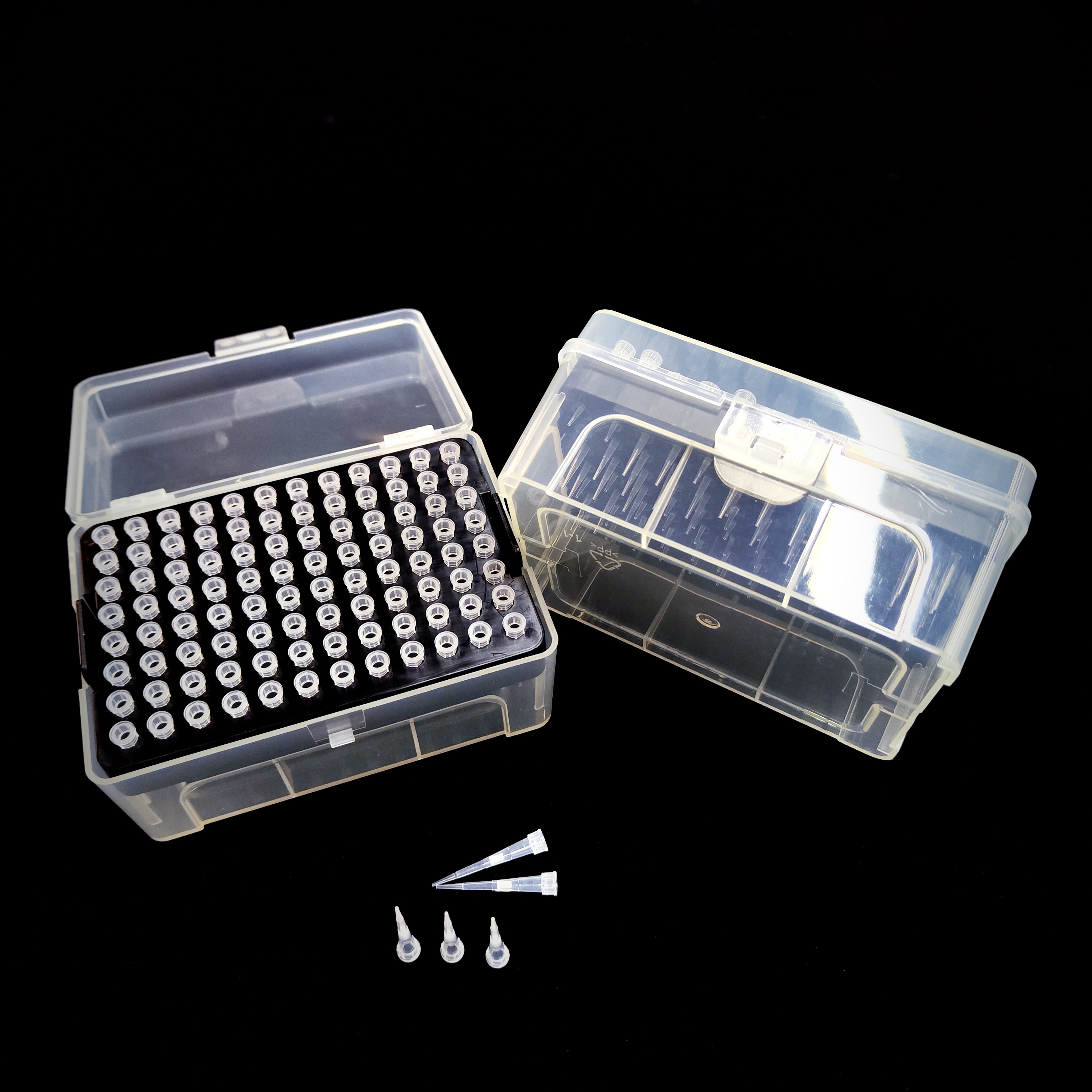 Puntas con filtro de aerosol de 10 μL 801008-Negro